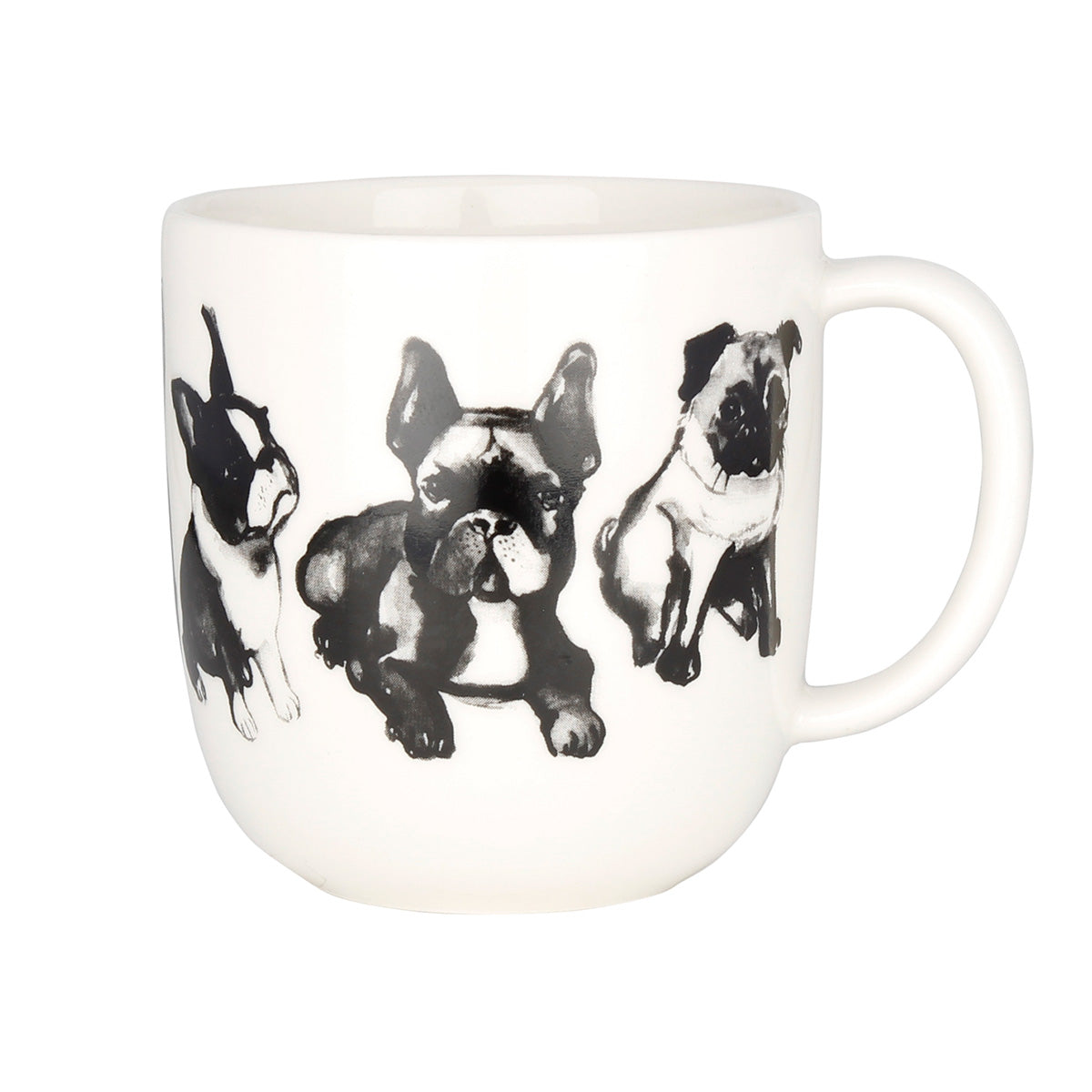 Pug and Bulldog mug 3 dl